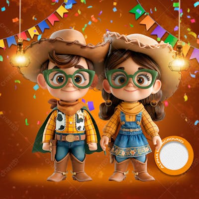 Mascotes De Festa Junina Modelo 182