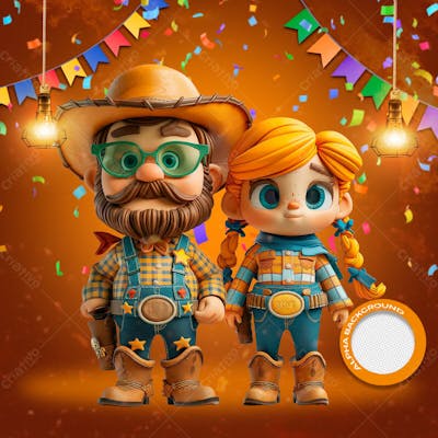 Mascotes De Festa Junina Modelo 189