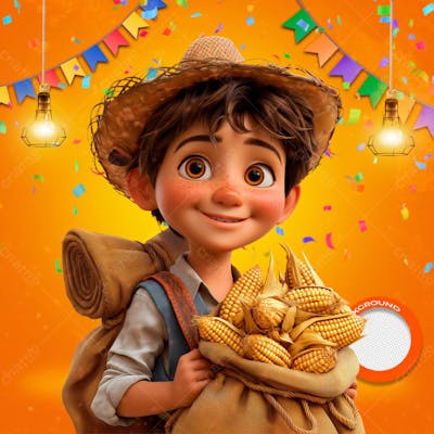 Mascotes De Festa Junina Modelo 194
