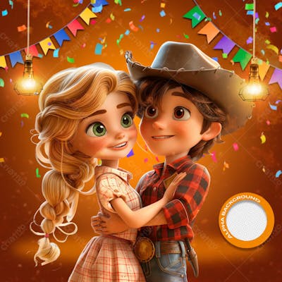 Mascotes De Festa Junina Modelo 197