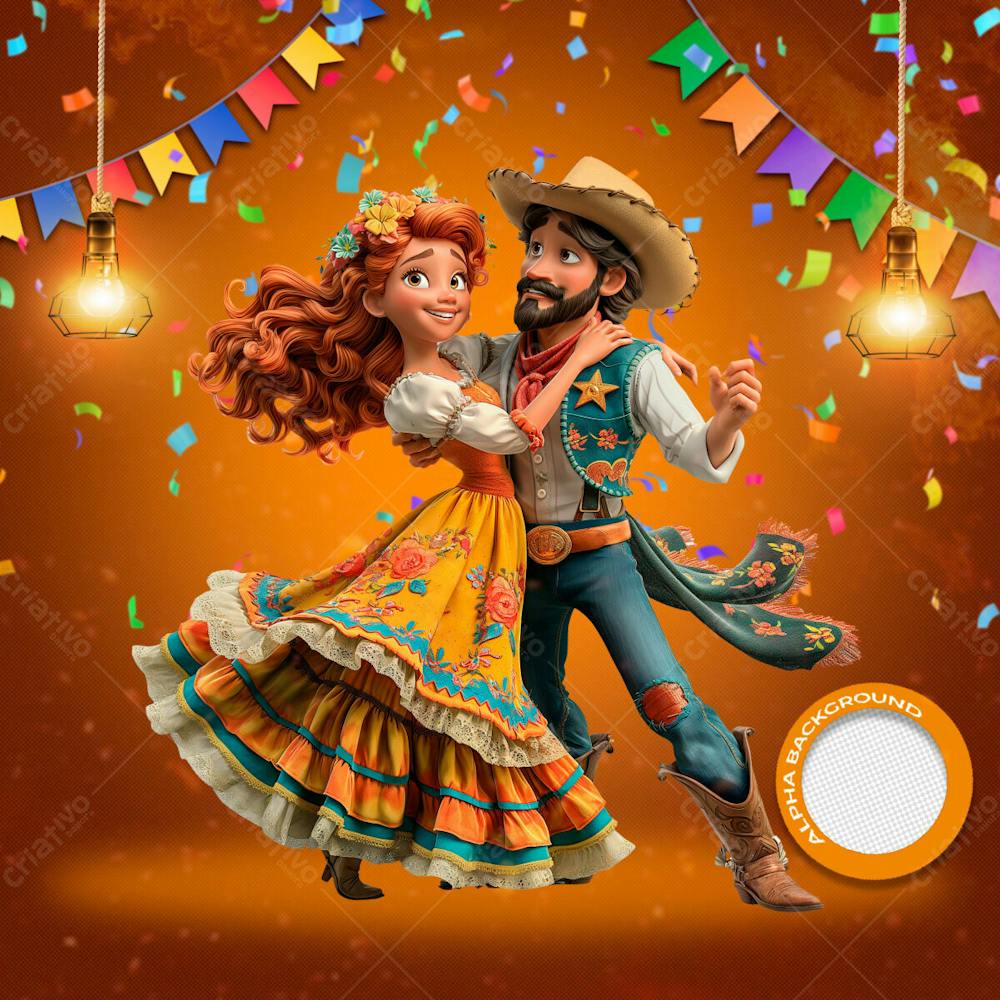 Mascotes De Festa Junina Modelo 207