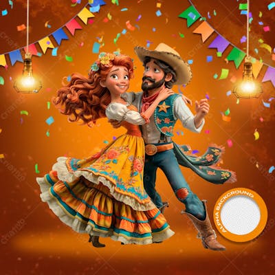 Mascotes De Festa Junina Modelo 207