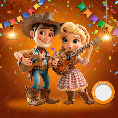 Mascotes De Festa Junina Modelo 212