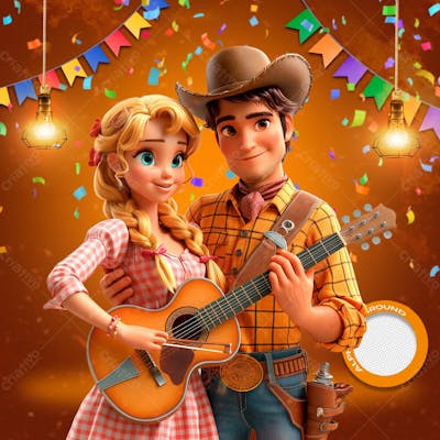Mascotes De Festa Junina Modelo 213