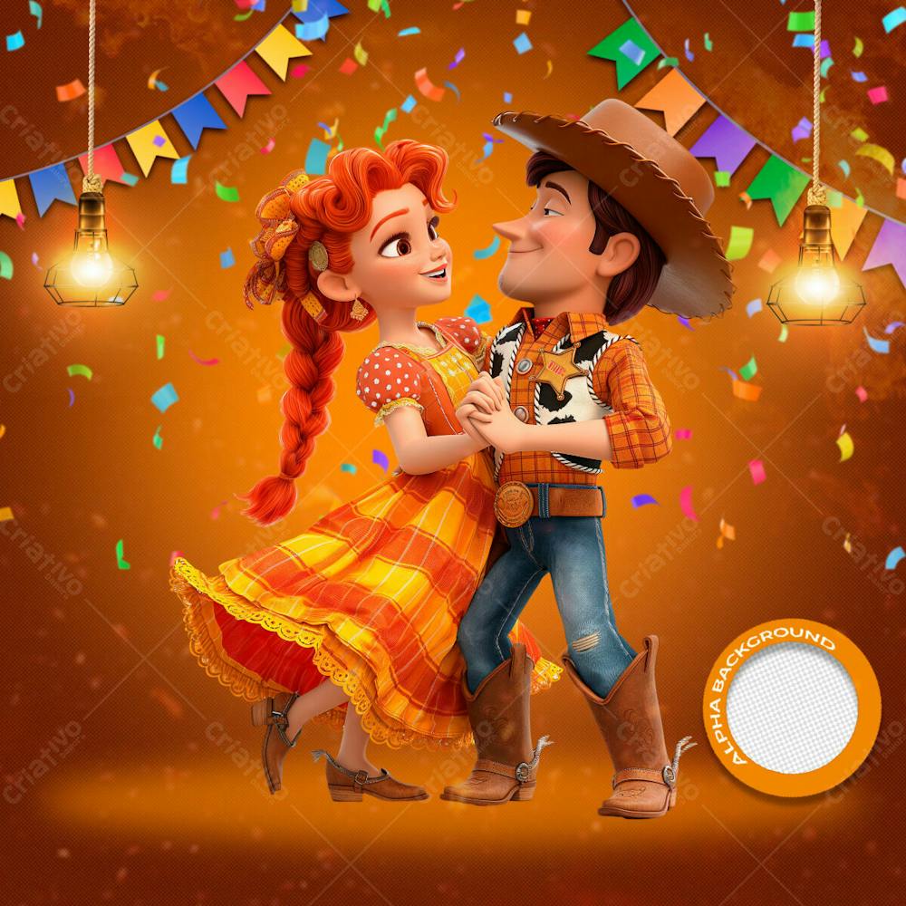 Mascotes De Festa Junina Modelo 217