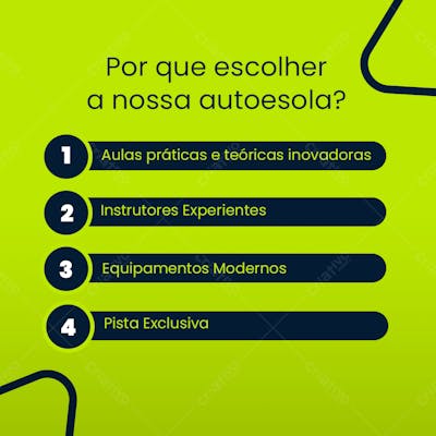 Social Media Design Autoescola Escolha