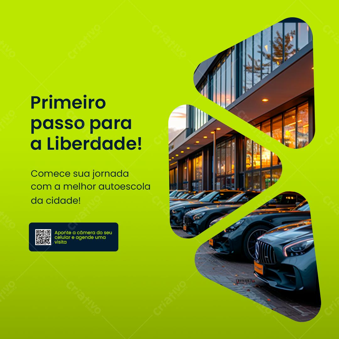 Post para Autoescola PSD Editável
