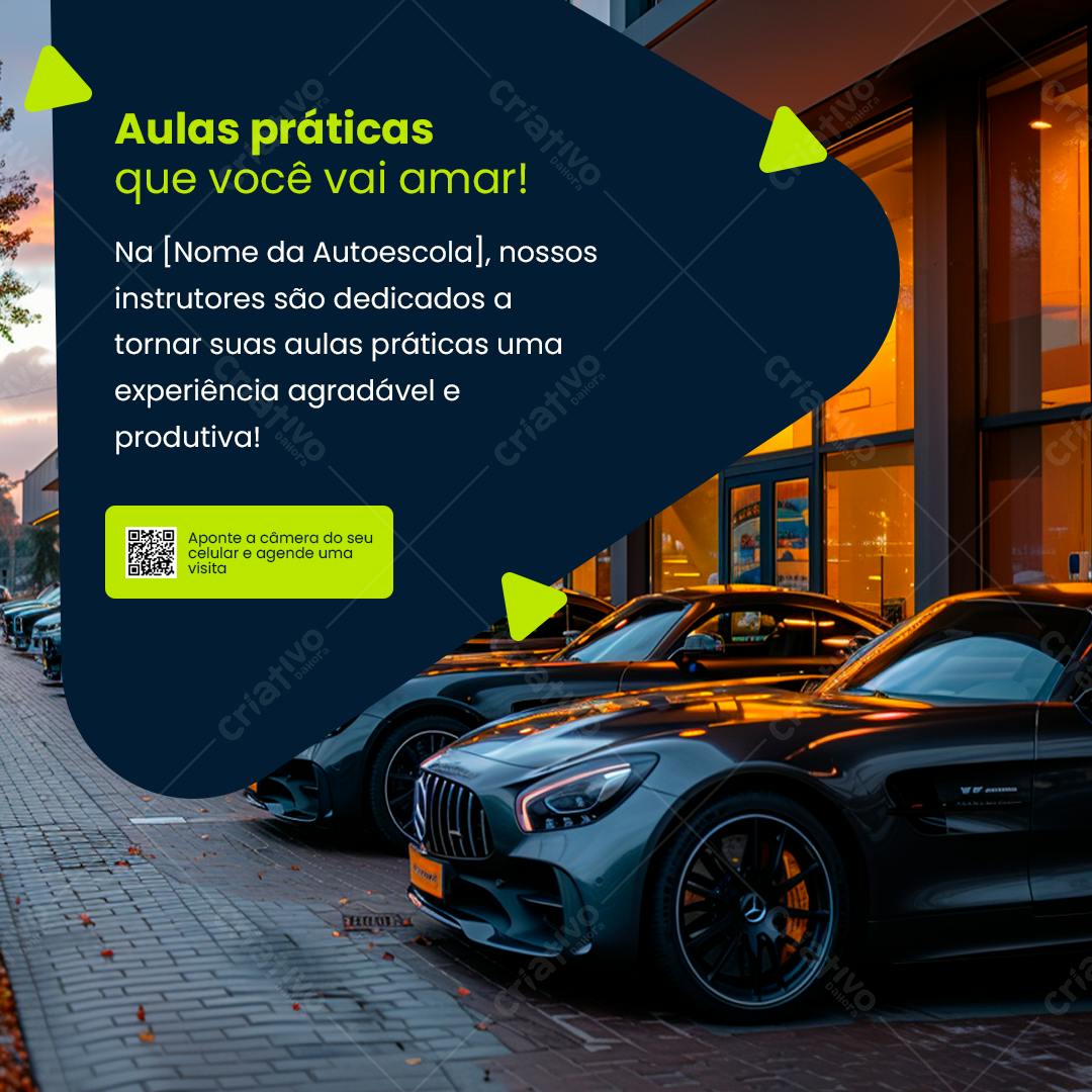 Flyer para Autoescola PSD Editável