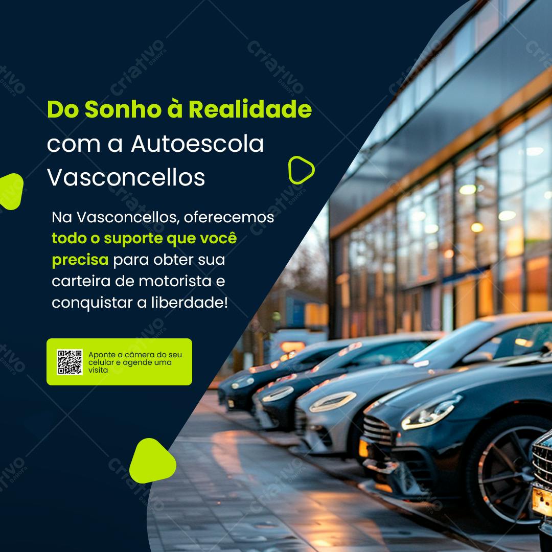 Postagem para Autoescola PSD Editável