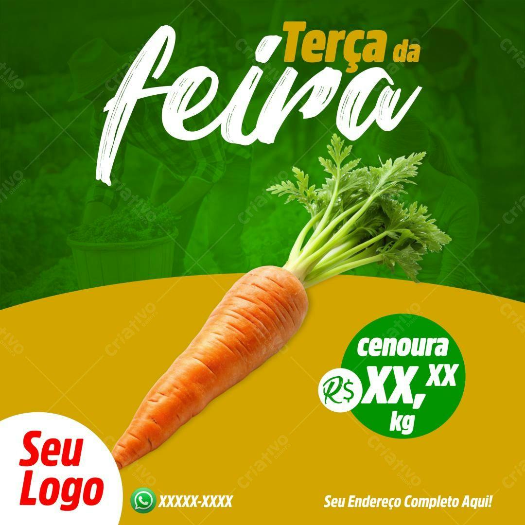 Flyer Terça da Feira PSD Editável