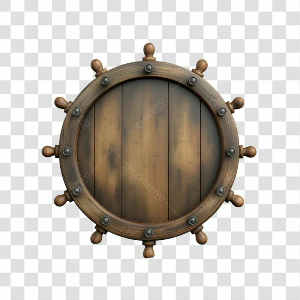 Placa De Madeira 3D Png Transparente