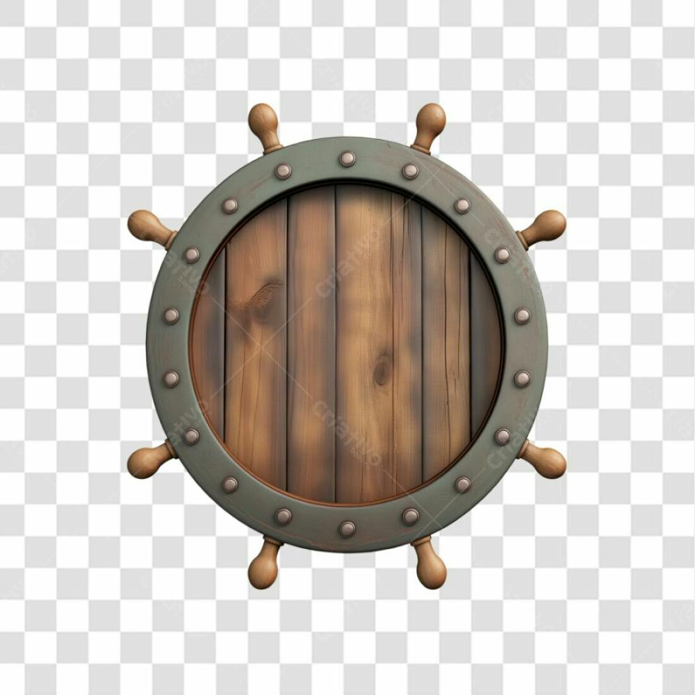 Placa De Madeira 3D Png Transparente