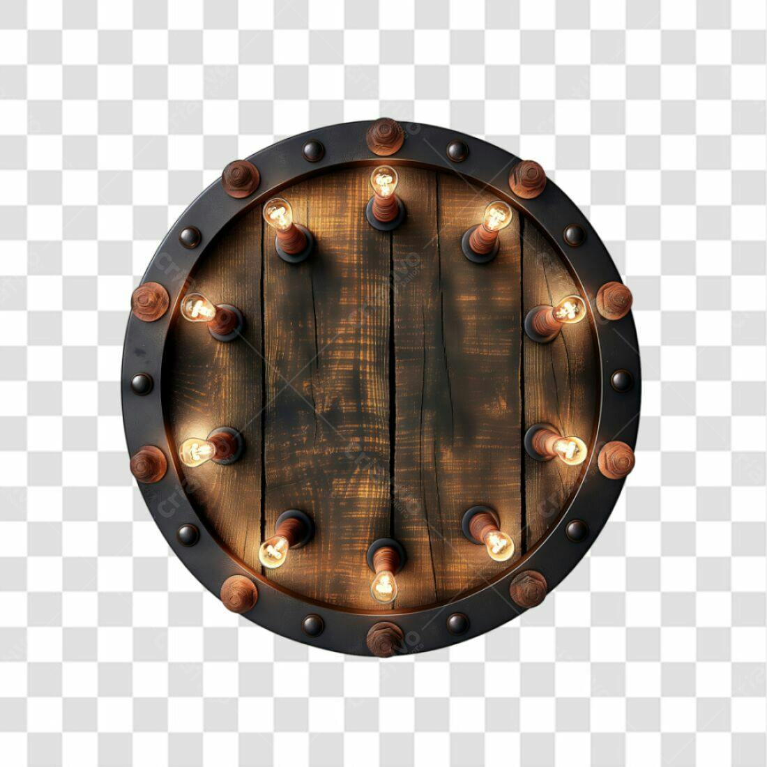 Icone Pub Vintage Madeira PNG com fundo transparente