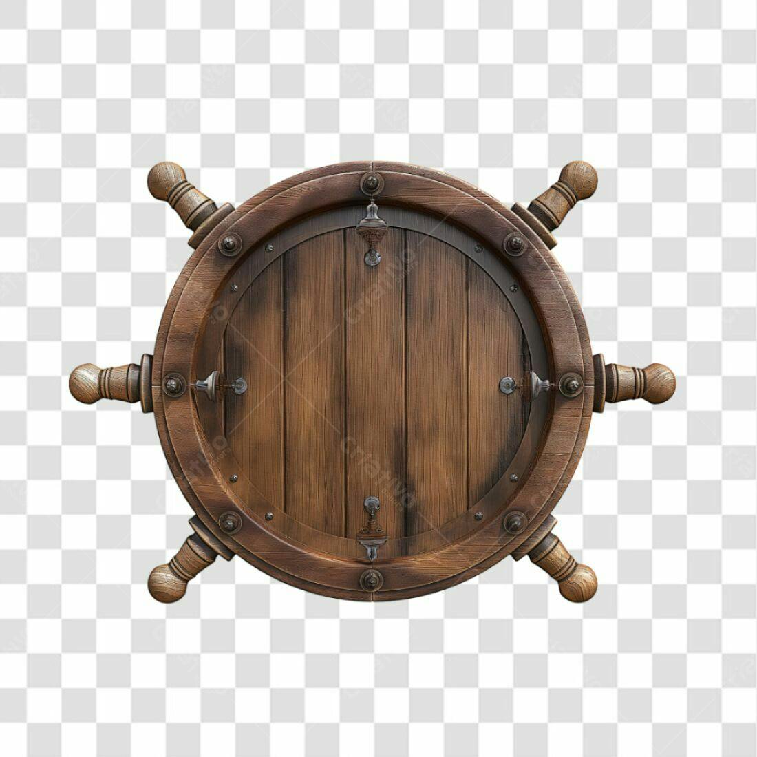 Icone Madeira Rodo Navio PNG com fundo transparente
