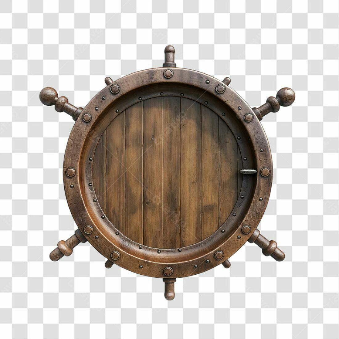 Icone Leme de Navio PNG com fundo transparente