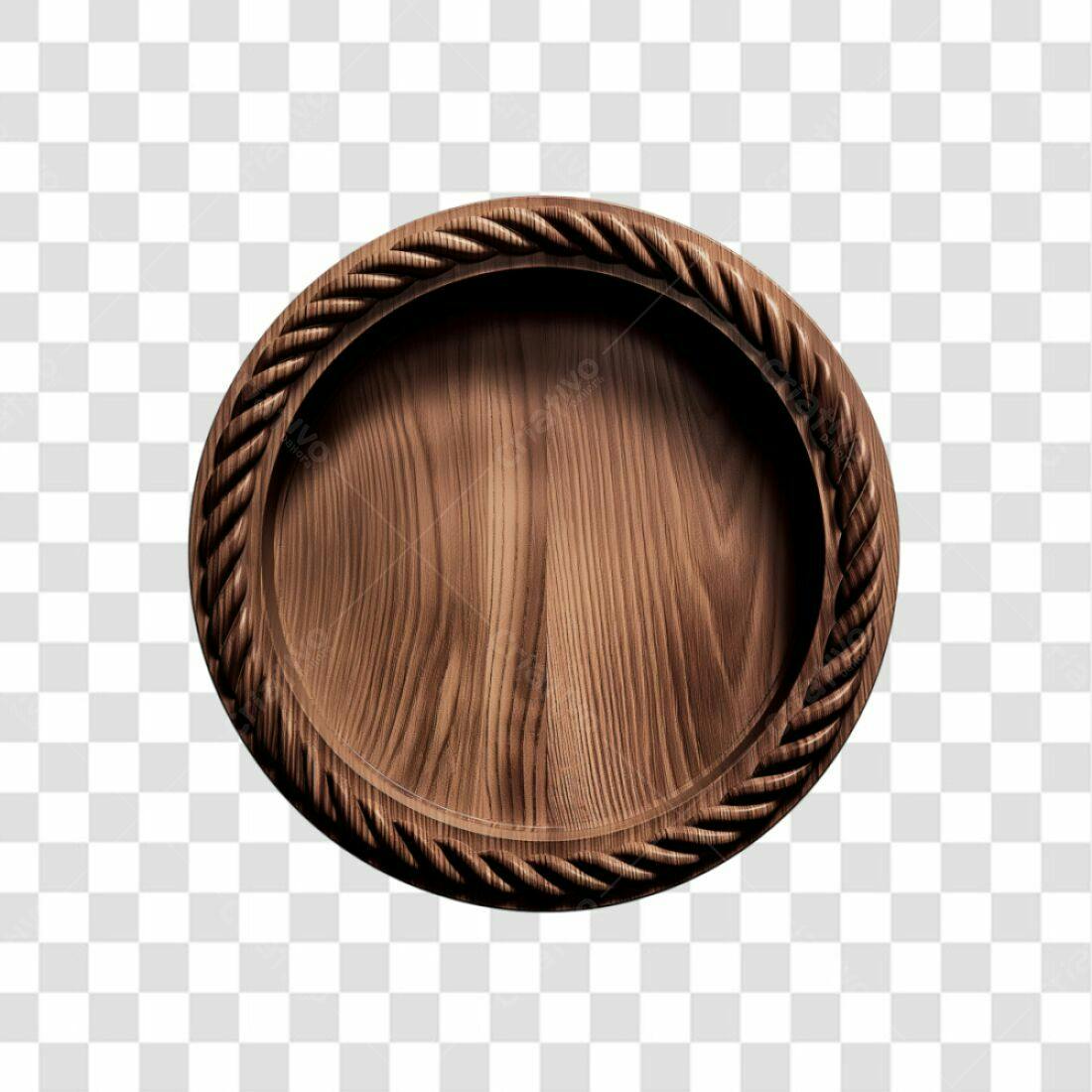 Icone Madeira Oval PNG com fundo transparente