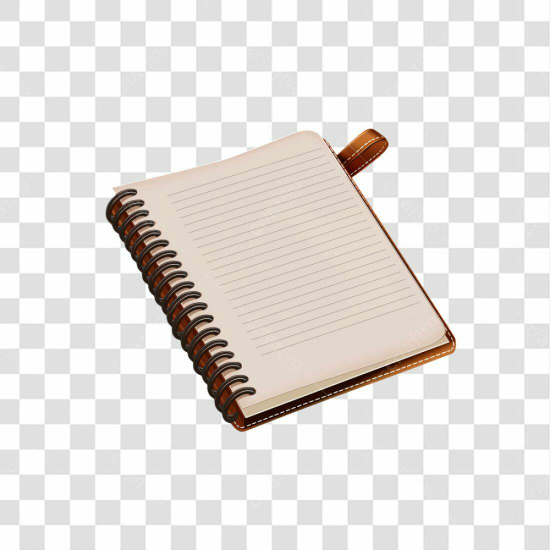 Icone Agenda Marrom PNG com fundo transparente