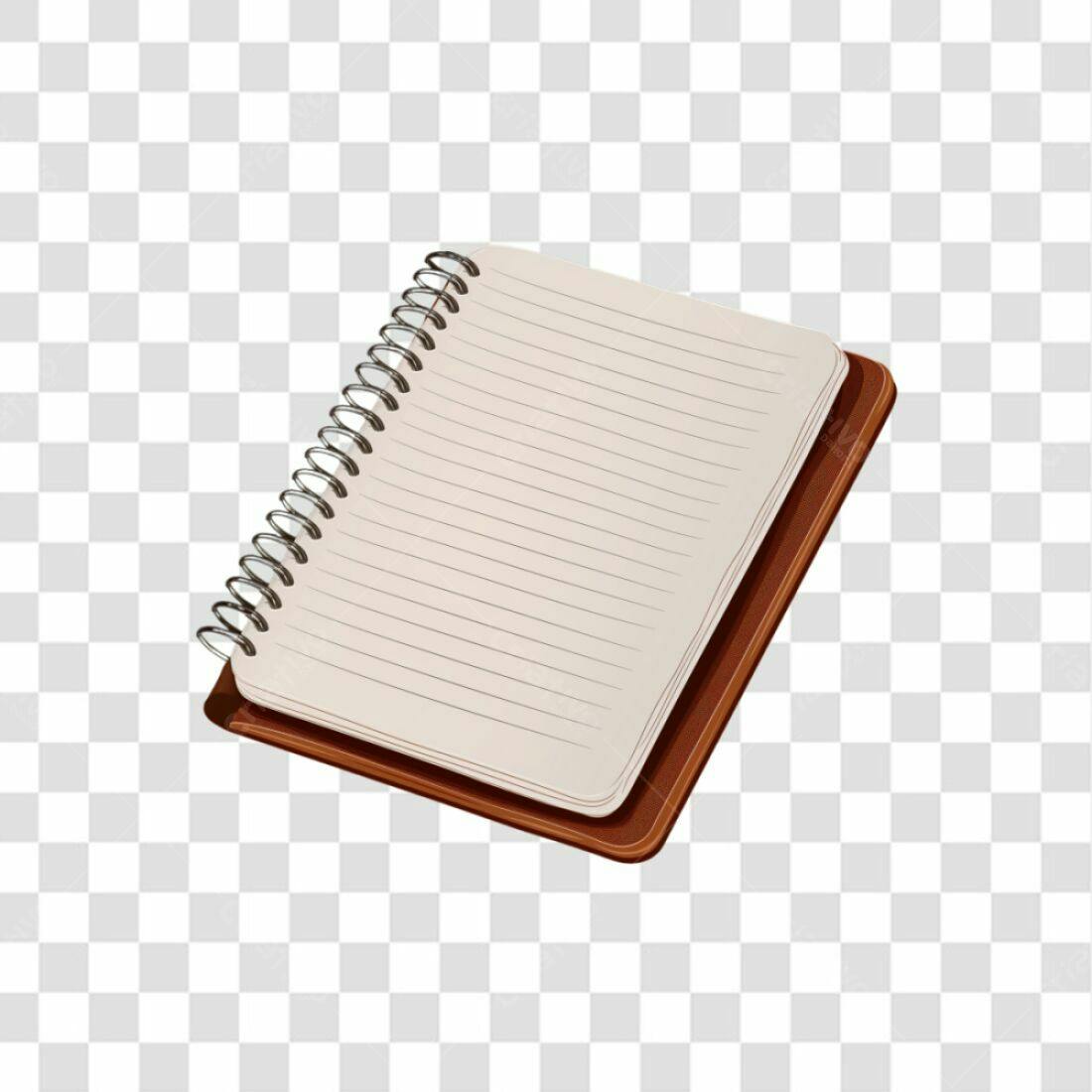 Icone Caderno Escolar PNG com fundo transparente