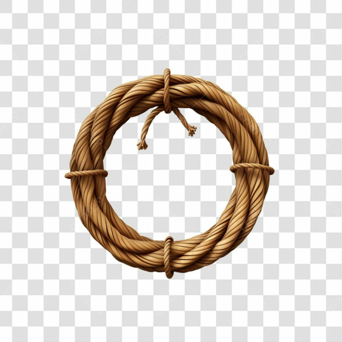Moldura de Corda PNG com fundo transparente