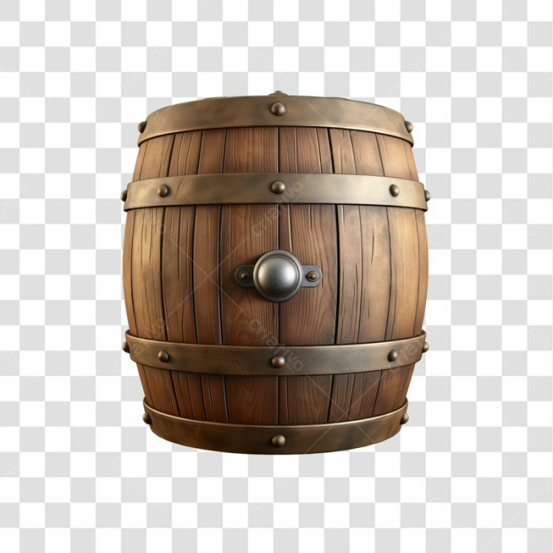 Icone Barril Madeira Marrom PNG com fundo transparente