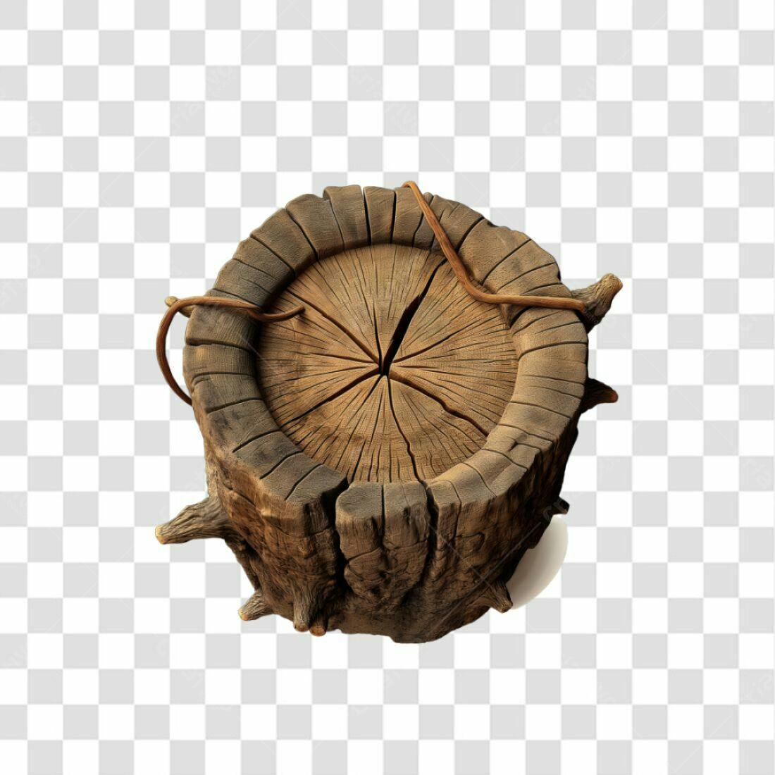 Icone Madeira Corte de Tronco PNG com fundo transparente