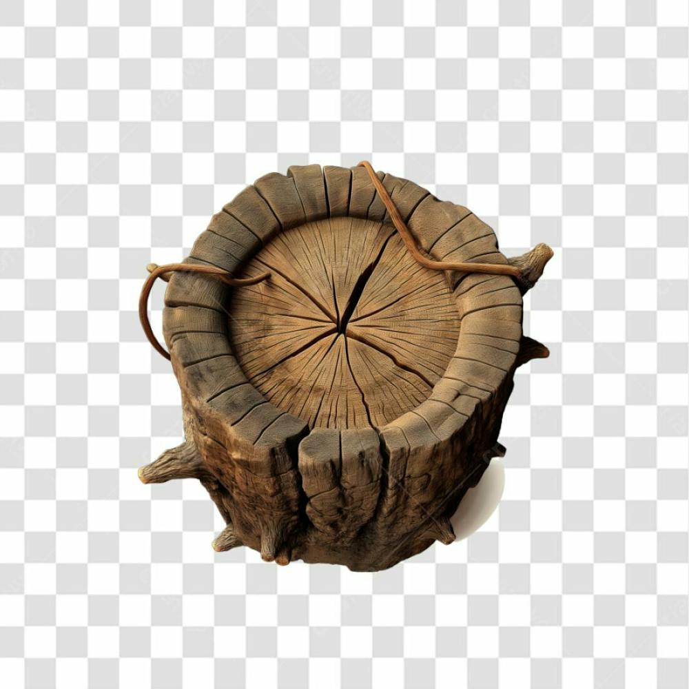 Tronco De Madeira 3D Para Composição Png Transparente