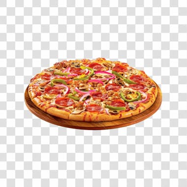 Pizza vários sabores png transparente