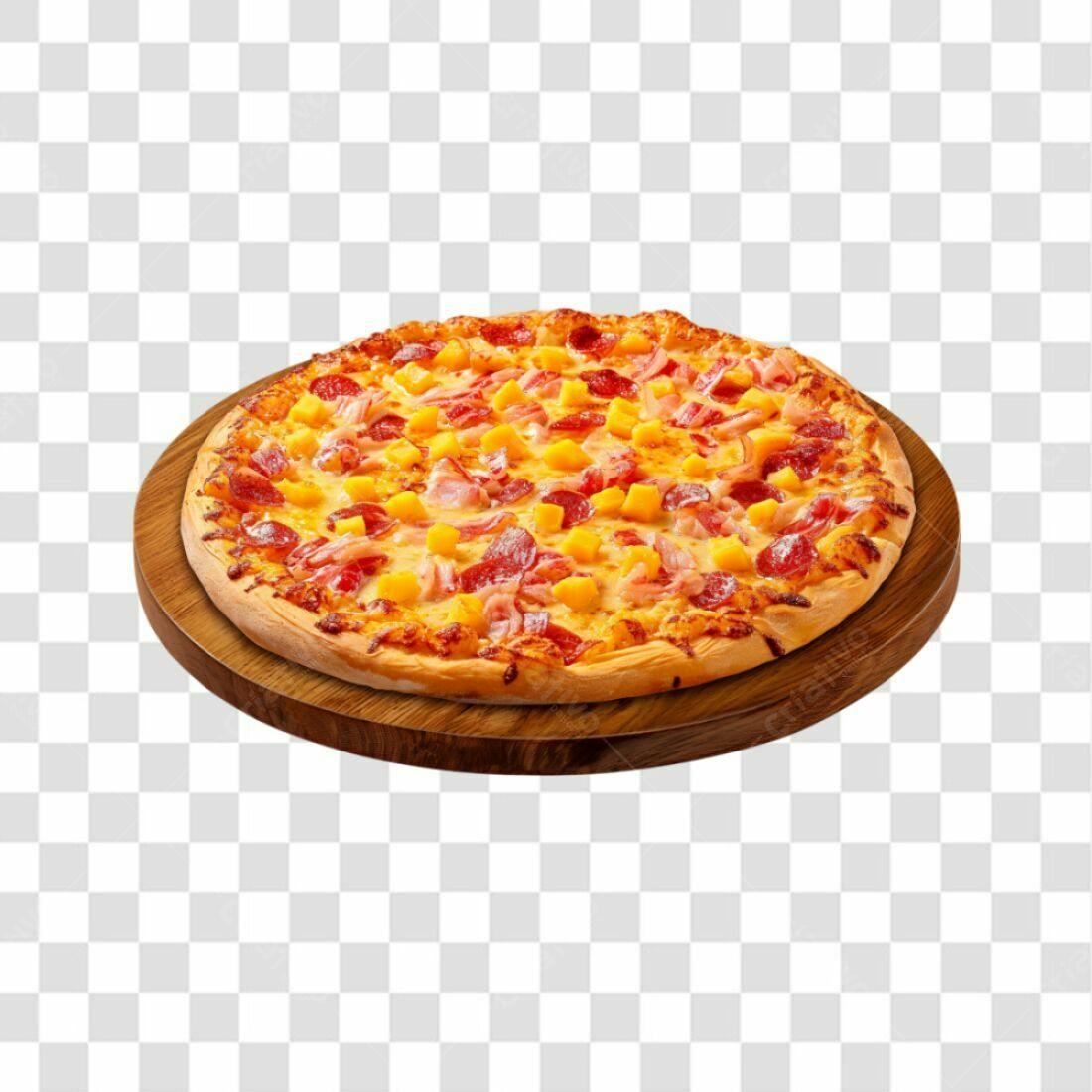 Imagem Pizza Havaiana PNG com fundo transparente