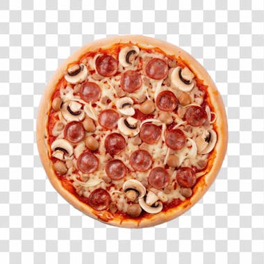 Pizza vários sabores png transparente