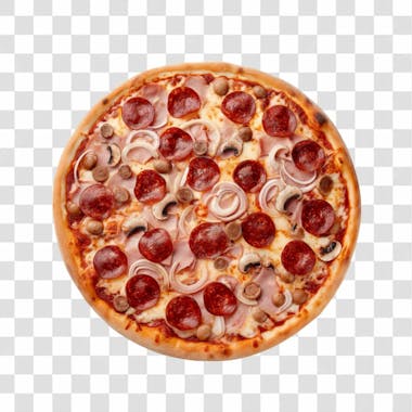 Pizza vários sabores png transparente