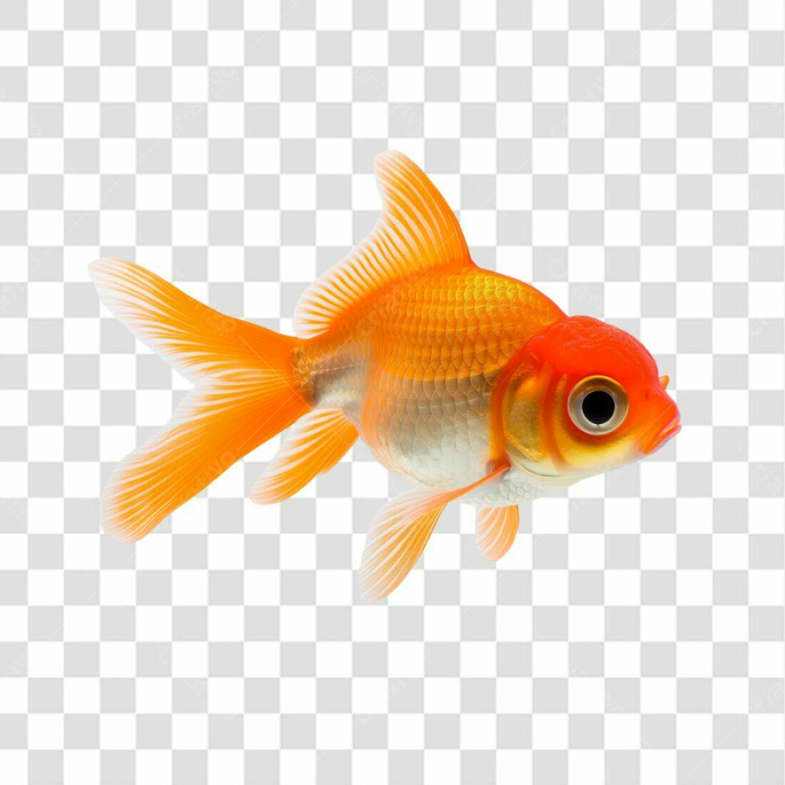 Icone Peixe Dourado PNG com fundo transparente