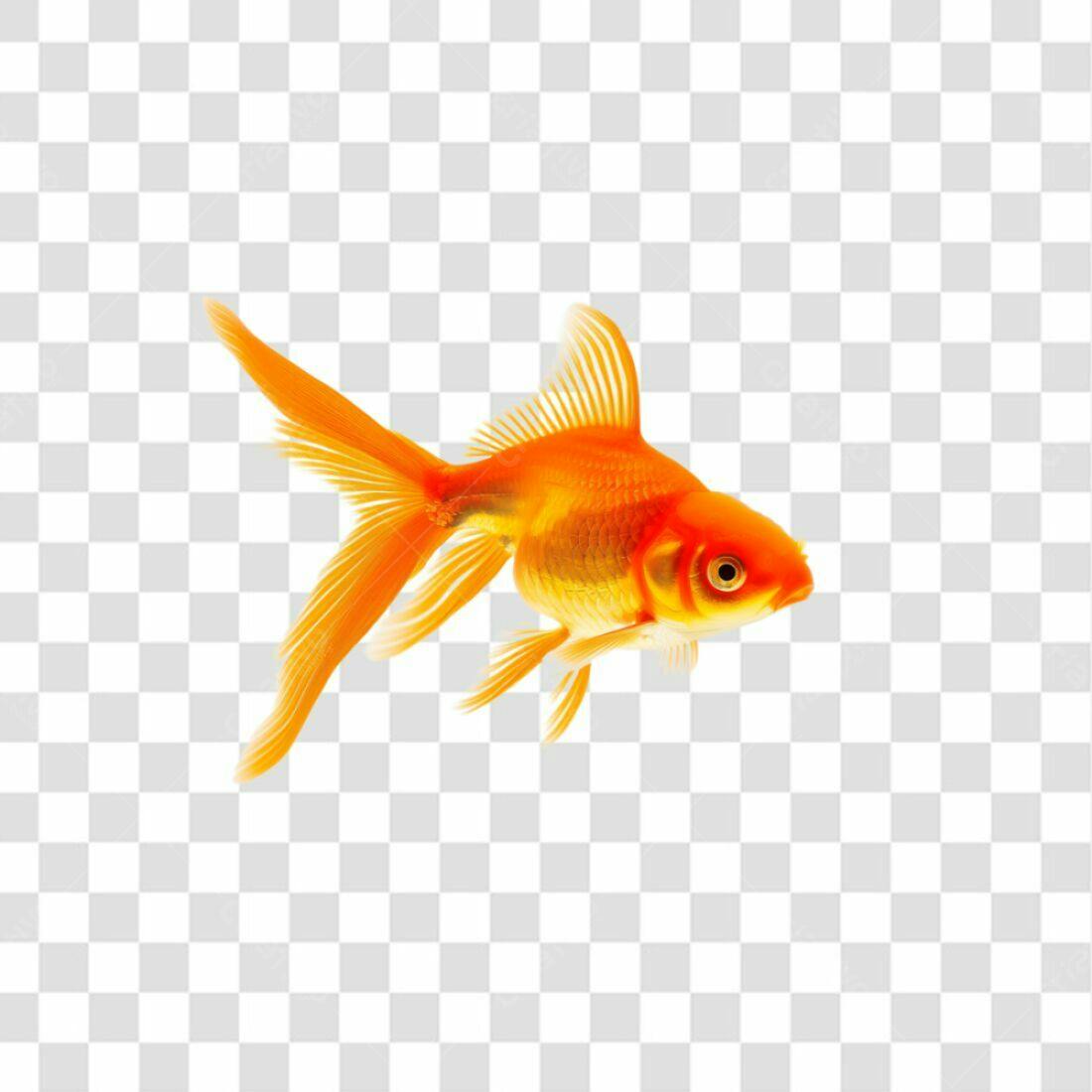 Ícone Peixe Dourado PNG com fundo transparente
