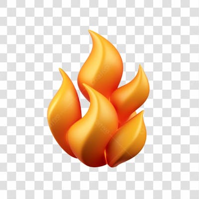 Chamas 3D Png Transparente