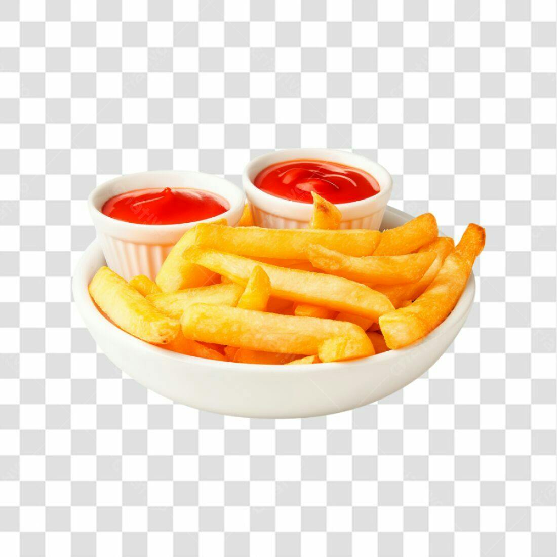 Imagem Batata Frita Molho PNG com fundo transparente