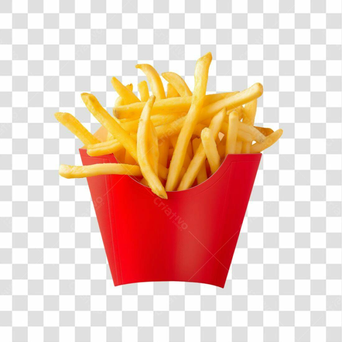 Icone Batata Frita PNG com fundo transparente