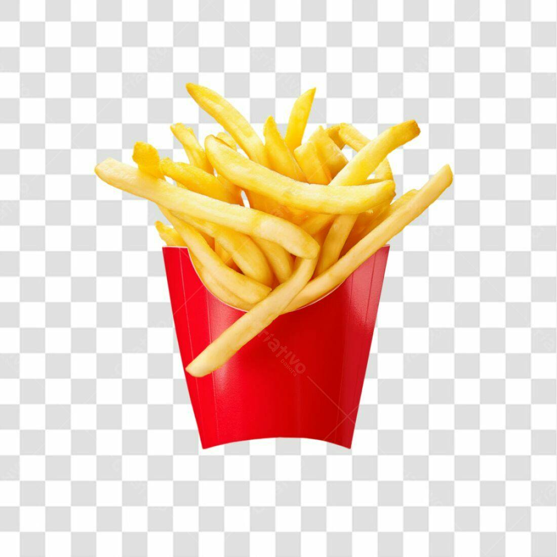 Icone Batata Frita PNG com fundo transparente