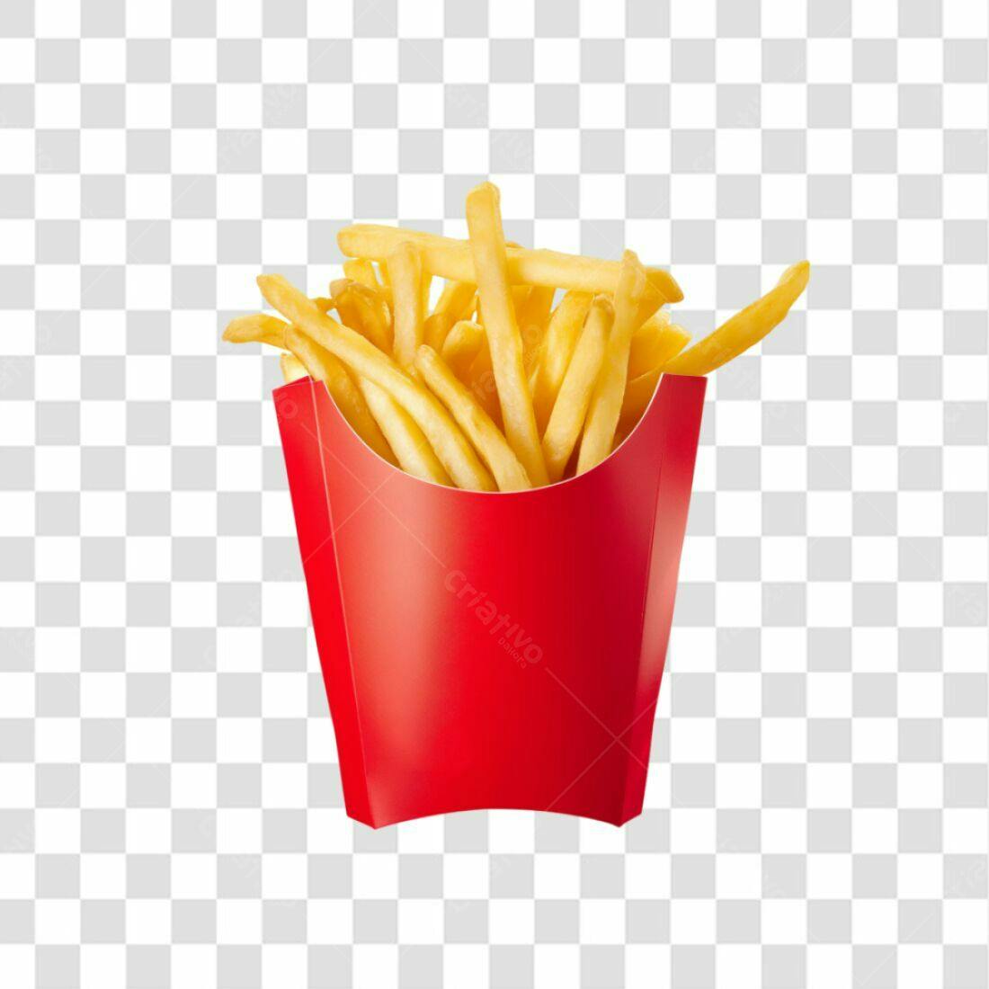 Icone Batata Frita PNG com fundo transparente