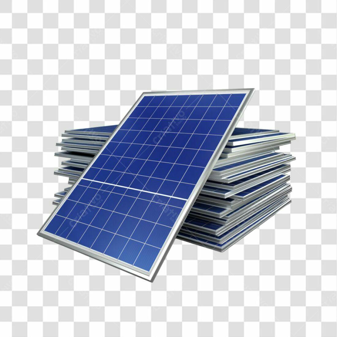 Icone Energia Solar PNG com fundo transparente