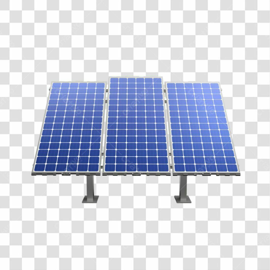 Icone Energia Solar PNG com fundo transparente