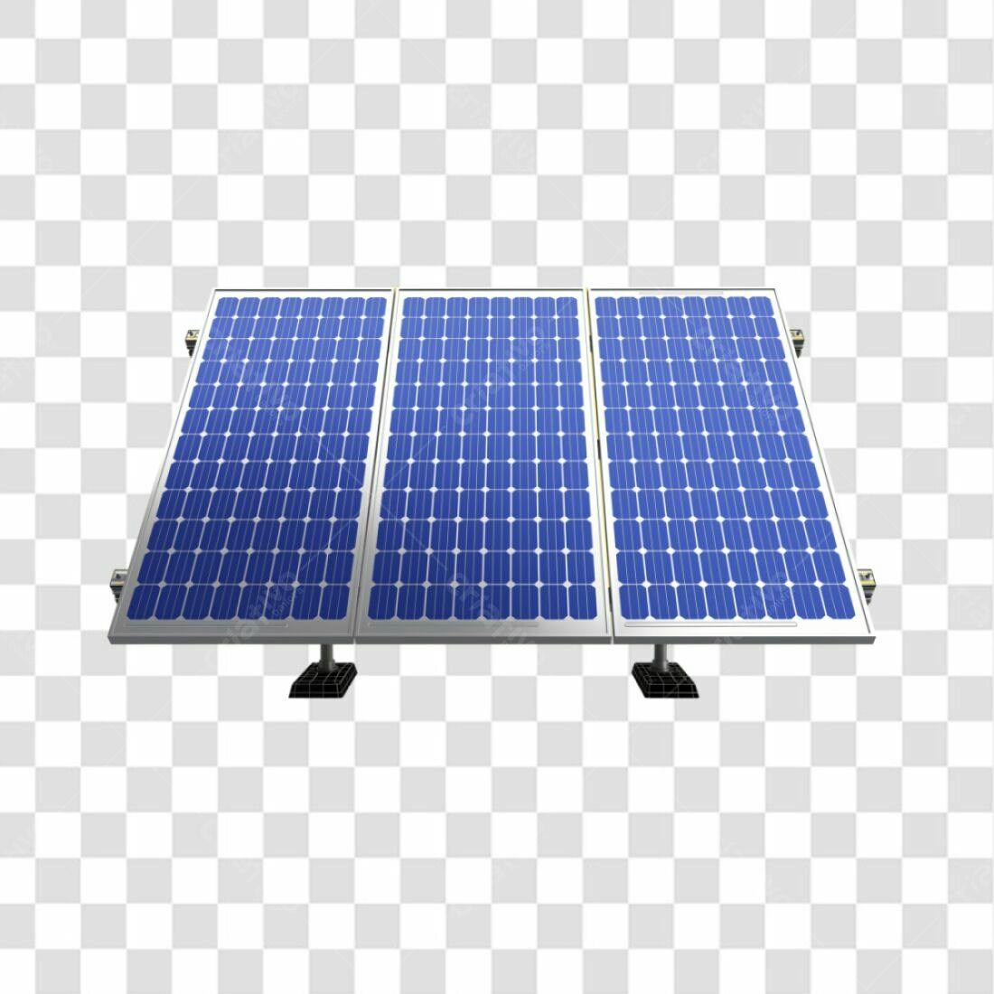 Icone Painel Solar Energia Renovável PNG com fundo transparente