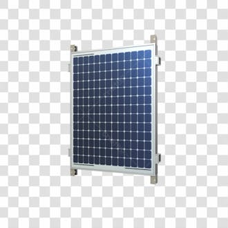 Placa solar 3d png transparente
