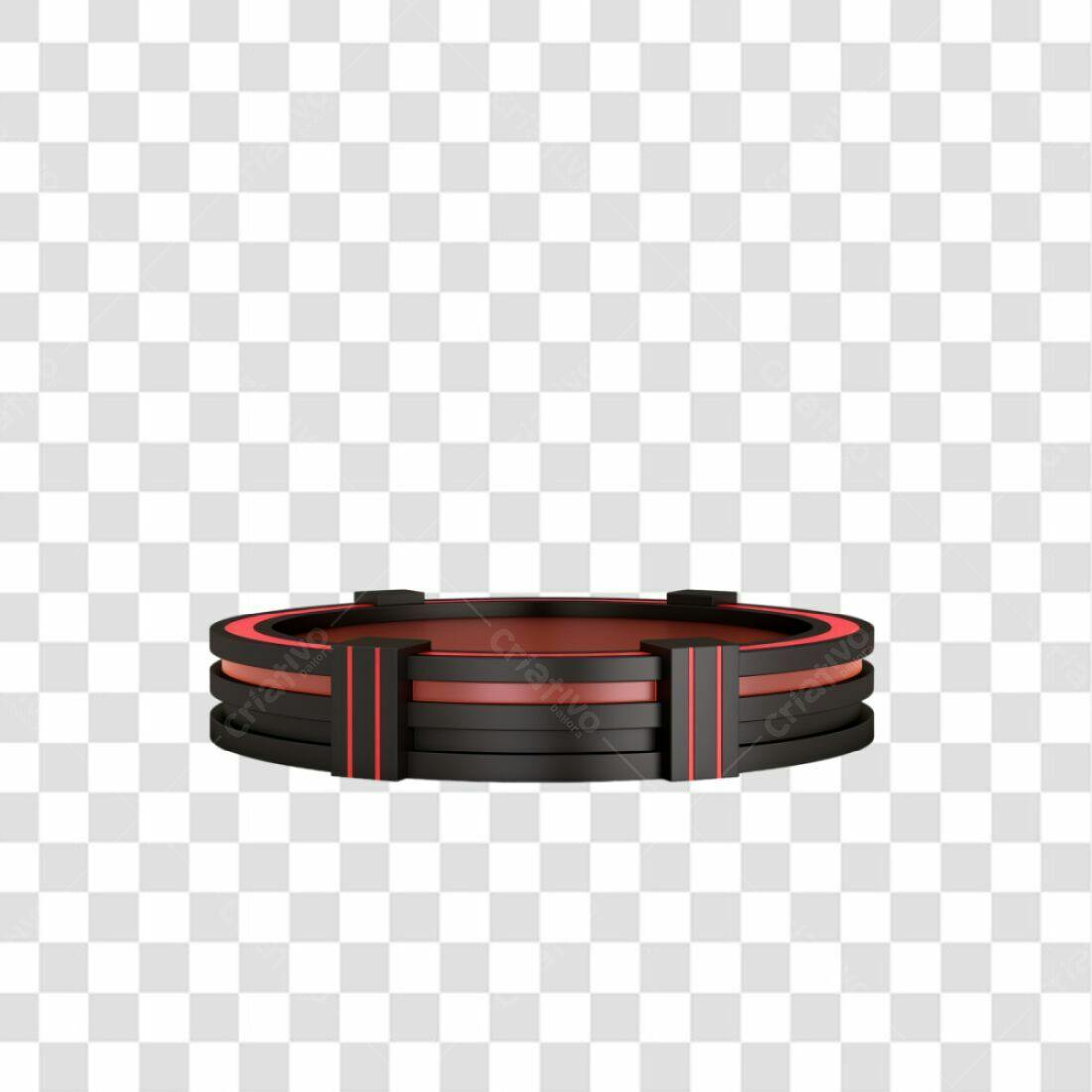 Icone de podio preto e vermelho PNG com fundo transparente