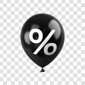 Balão promoções com porcentagem png transparente