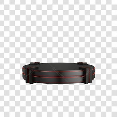 Podium 3D Png Transparente