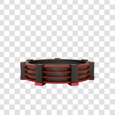 Podium 3D Png Transparente