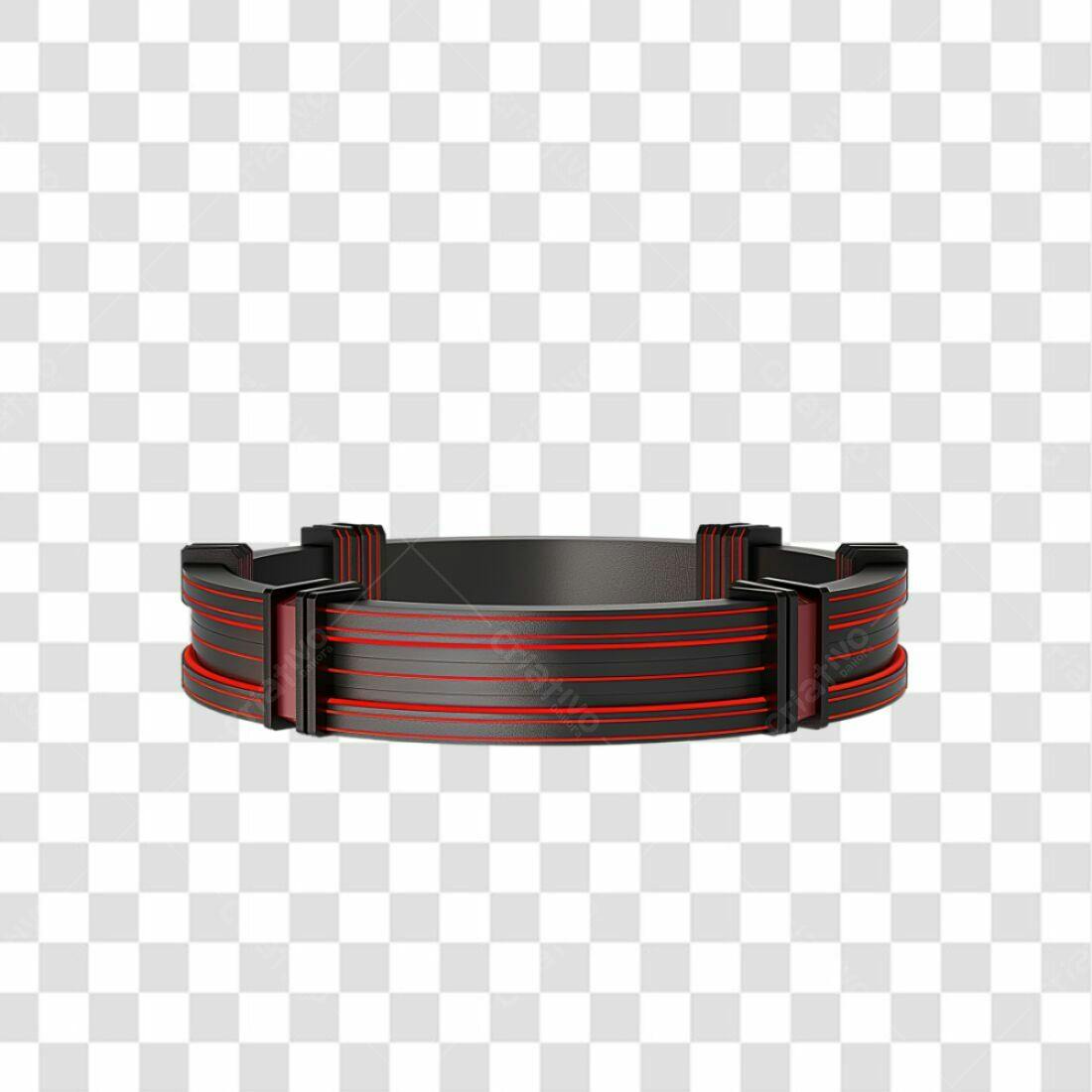 Moldura Circular Gamer PNG com fundo transparente