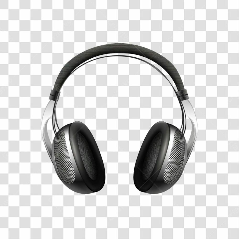 Fone Headset 3D Png Transparente