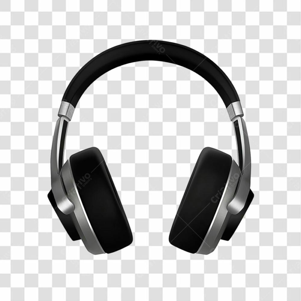 Fone Headset 3D Png Transparente