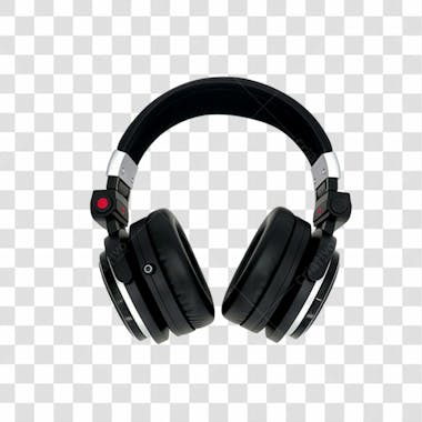 Fone headset 3d png transparente