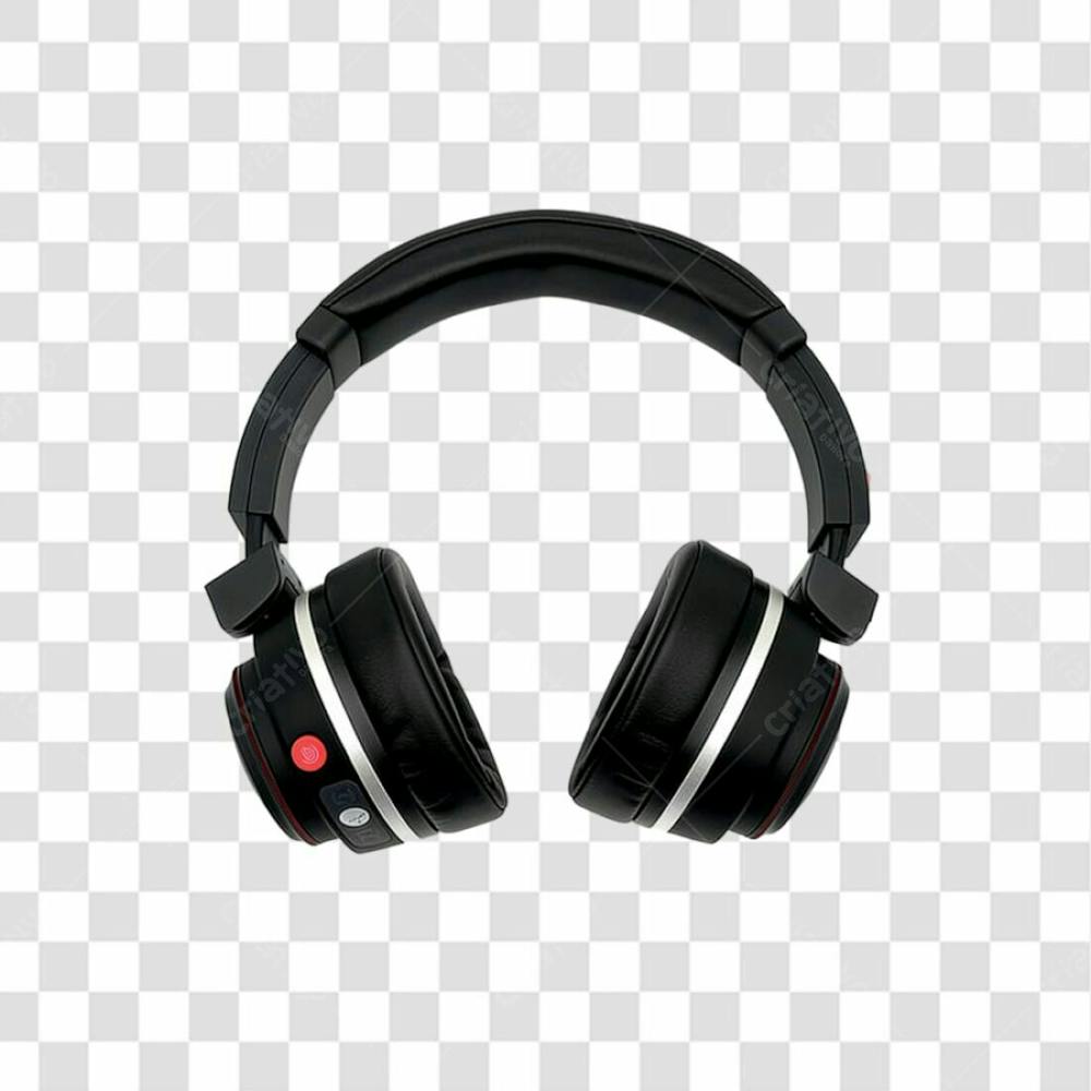 Fone Headset 3D Png Transparente